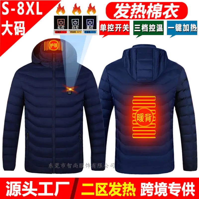 Smart Heated USB Jacket with Graphene for Winter