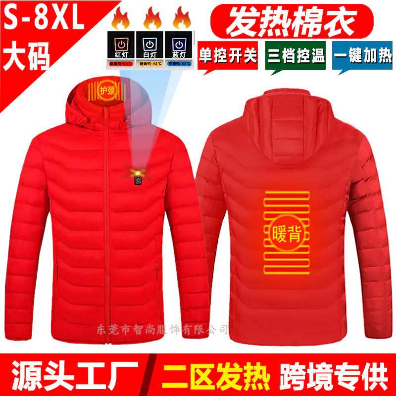 Smart Heated USB Jacket with Graphene for Winter