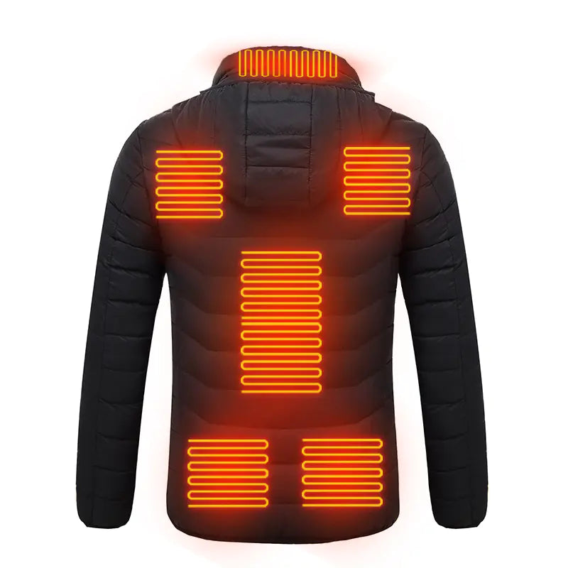 Smart Heated USB Jacket with Graphene for Winter