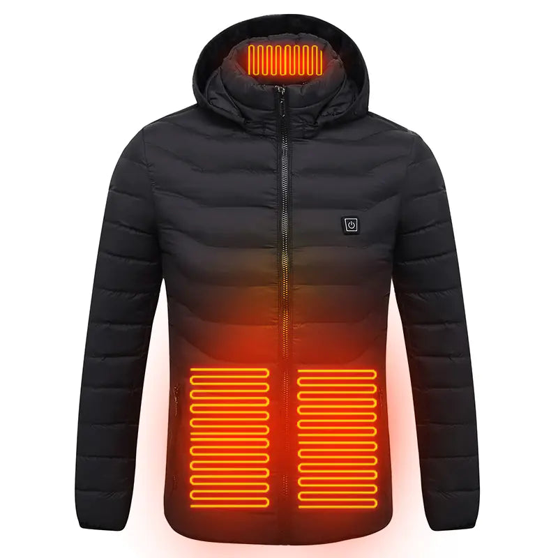 Smart Heated USB Jacket with Graphene for Winter