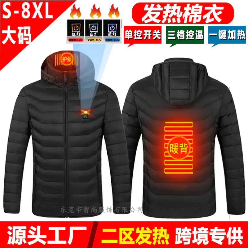 Smart Heated USB Jacket with Graphene for Winter